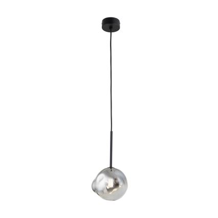Brilagi - Luster na sajli VULCANO 1xG9/8W/230V crna/zadimljena crna