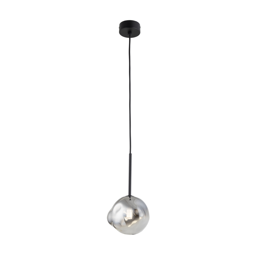 Brilagi - Luster na sajli VULCANO 1xG9/8W/230V crna/zadimljena crna