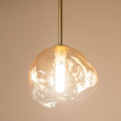BRILAGI - Luster na sajli VULCANO 1xG9/8W/230V pr. 15 cm zlatna/dimno bež