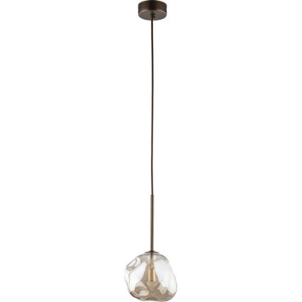 Brilagi - Luster na sajli VULCANO 1xG9/8W/230V Ø 15 cm brončana/dimno bež