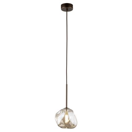 Brilagi - Luster na sajli VULCANO 1xG9/8W/230V Ø 15 cm brončana/dimno bež