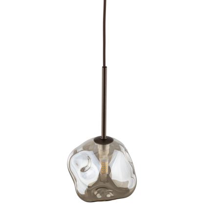 Brilagi - Luster na sajli VULCANO 1xG9/8W/230V Ø 15 cm brončana/dimno bež