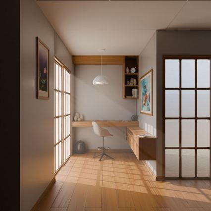 Brilagi - Luster na sajli WABI SABI 1xE27/40W/230V bijela