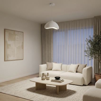 Brilagi - Luster na sajli WABI SABI 1xE27/40W/230V promjer 33 cm bijela