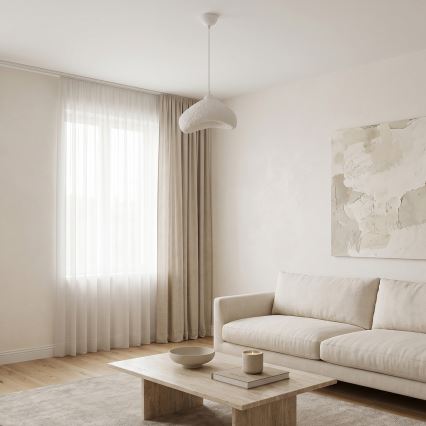Brilagi - Luster na sajli WABI SABI 1xE27/40W/230V Ø 30 cm bijela