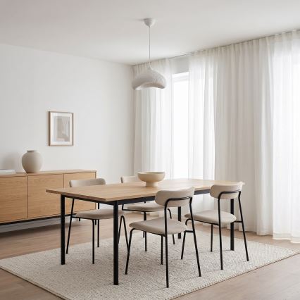 Brilagi - Luster na sajli WABI SABI 1xE27/40W/230V Ø 30 cm bijela