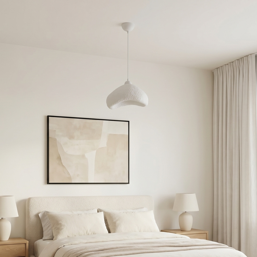 Brilagi - Luster na sajli WABI SABI 1xE27/40W/230V Ø 30 cm bijela