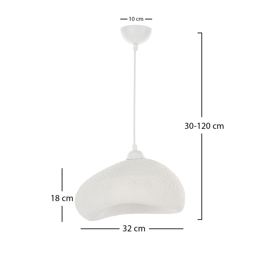 Brilagi - Luster na sajli WABI SABI 1xE27/40W/230V Ø 32 cm bijela