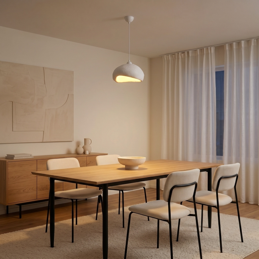 Brilagi - Luster na sajli WABI SABI 1xE27/40W/230V Ø 32 cm bijela