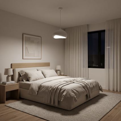 Brilagi - Luster na sajli WABI SABI 1xE27/40W/230V Ø 32 cm bijela