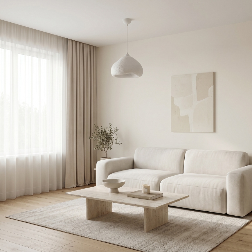 Brilagi - Luster na sajli WABI SABI 1xE27/40W/230V Ø 32 cm bijeli