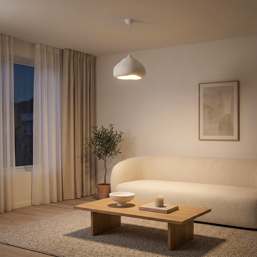 Brilagi - Luster na sajli WABI SABI 1xE27/40W/230V Ø 32 cm bijeli