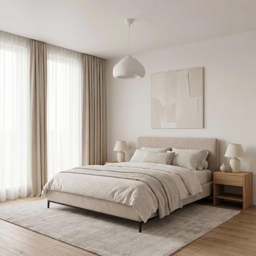 Brilagi - Luster na sajli WABI SABI 1xE27/40W/230V Ø 32 cm bijeli