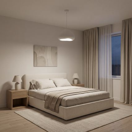 Brilagi - Luster na sajli WABI SABI 1xE27/40W/230V Ø 32 cm bijeli
