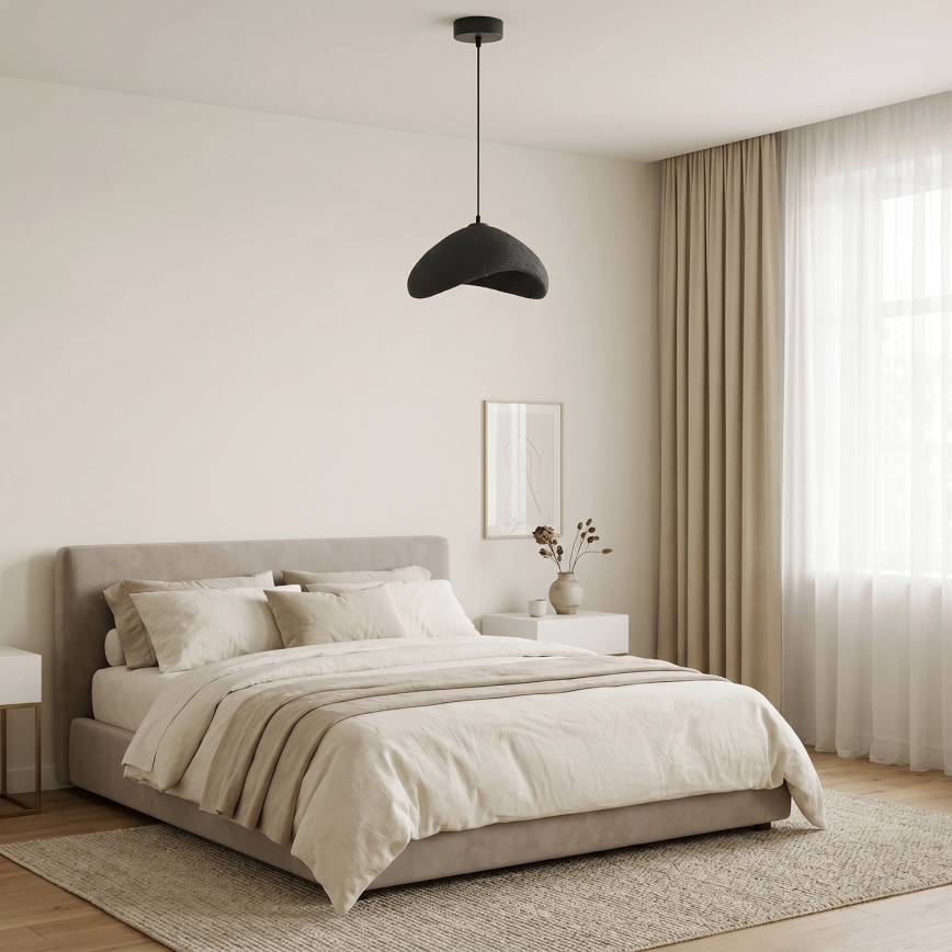 Brilagi - Luster na sajli WABI SABI 1xE27/40W/230V Ø 33 cm crna