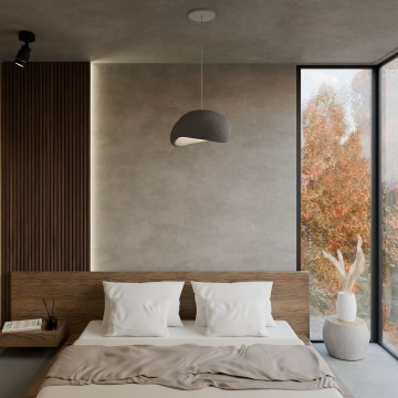 Brilagi - Luster na sajli WABI SABI 1xE27/40W/230V Ø 35 cm siva