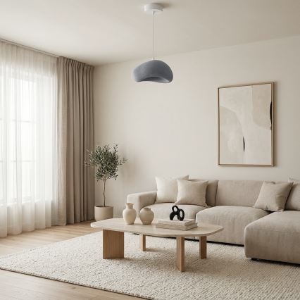Brilagi - Luster na sajli WABI SABI 1xE27/40W/230V Ø 35 cm siva