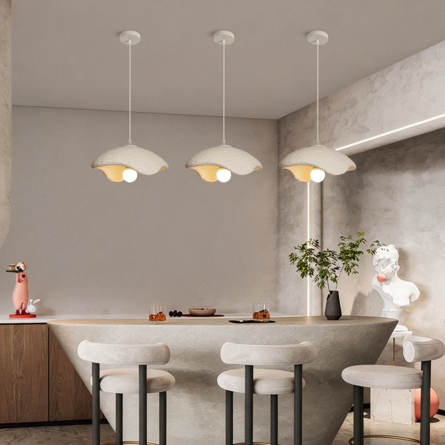 BRILAGI - Luster na sajli WABI SABI 1xE27/60W/230V Ø 30 cm bijela