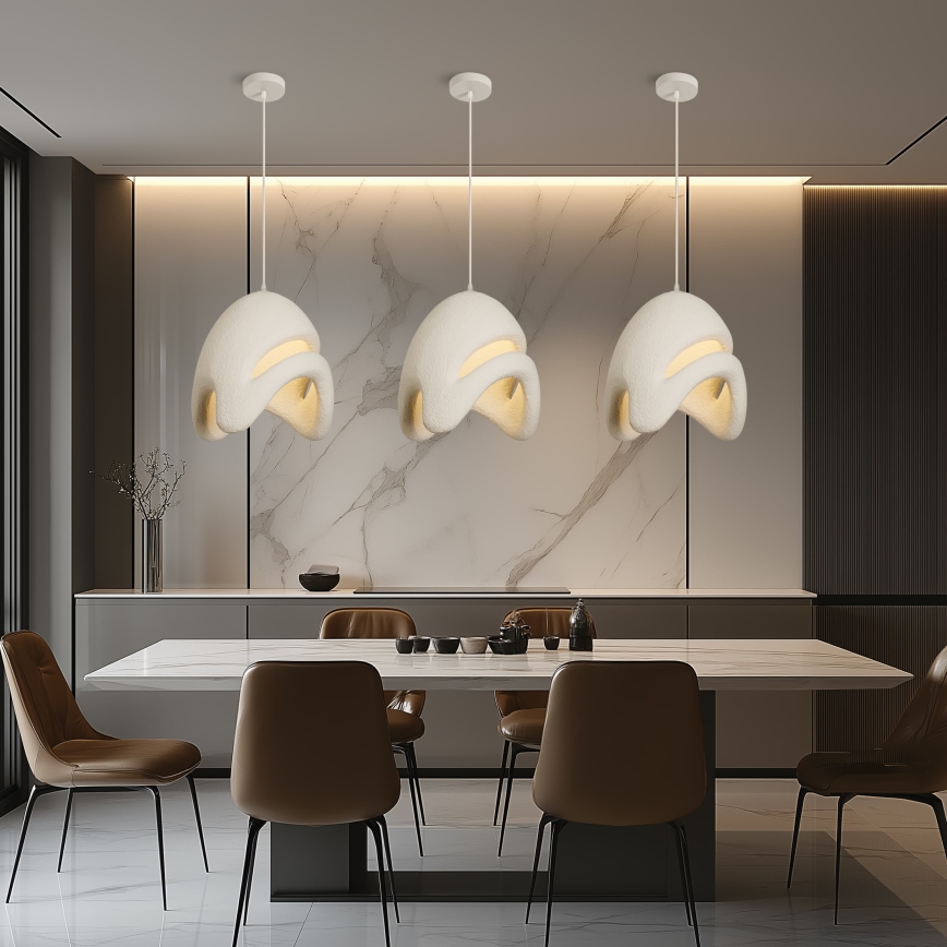 BRILAGI - Luster na sajli WABI SABI 1xE27/60W/230V Ø 35 cm bijela