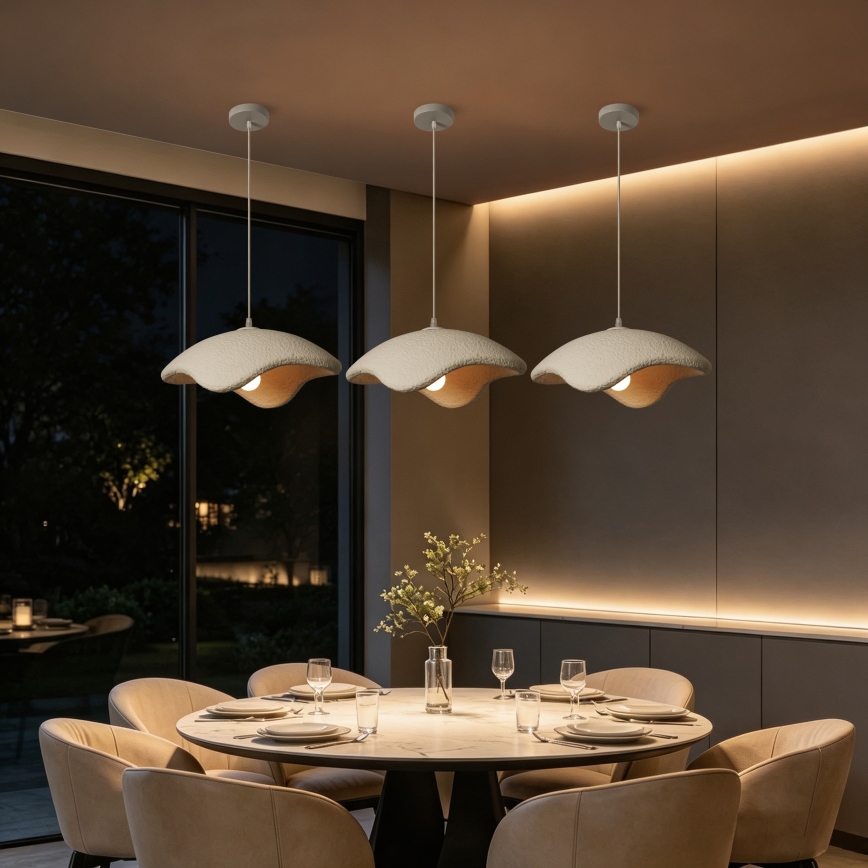 BRILAGI - Luster na sajli WABI SABI 1xE27/60W/230V Ø 40 cm bijela