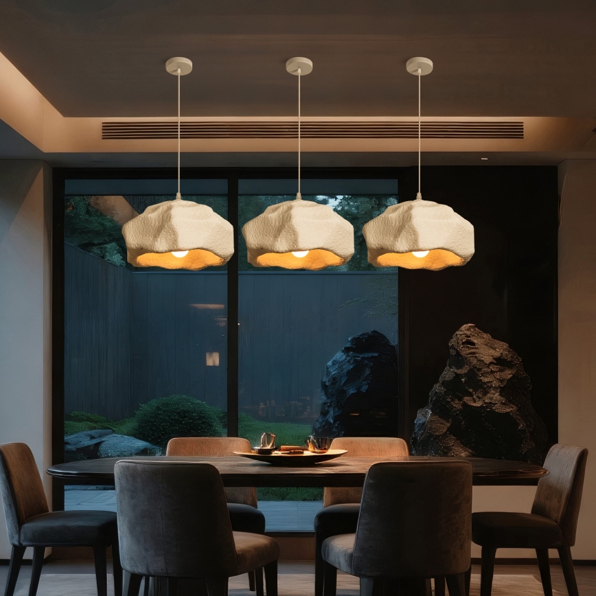 BRILAGI - Luster na sajli WABI SABI 1xE27/60W/230V Ø 42 cm bijela
