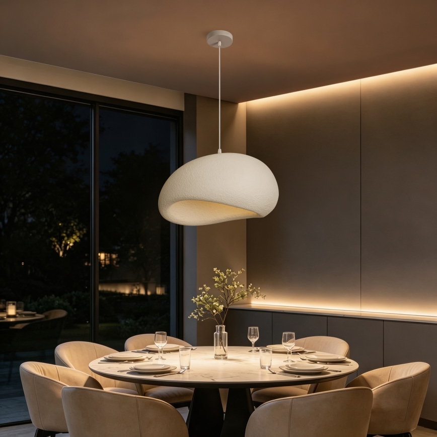 BRILAGI - Luster na sajli WABI SABI 1xE27/60W/230V Ø 50 cm bijela
