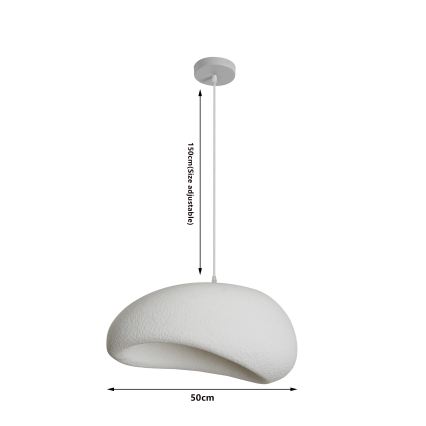 BRILAGI - Luster na sajli WABI SABI 1xE27/60W/230V Ø 50 cm bijela