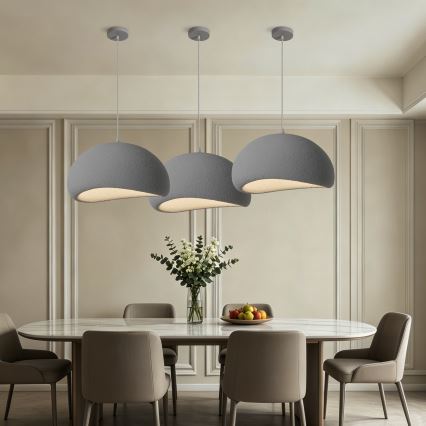 BRILAGI - Luster na sajli WABI SABI 1xE27/60W/230V Ø 50 cm siva