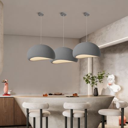 BRILAGI - Luster na sajli WABI SABI 1xE27/60W/230V Ø 50 cm siva