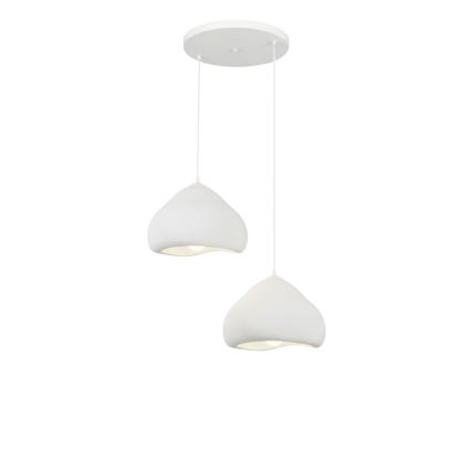 Brilagi - Luster na sajli WABI SABI 2xE27/40W/230V Ø 45 cm bijela