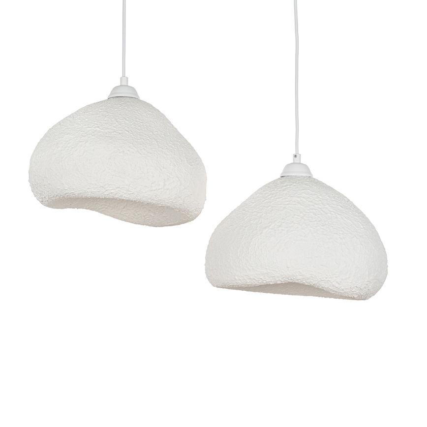 Brilagi - Luster na sajli WABI SABI 2xE27/40W/230V Ø 45 cm bijela