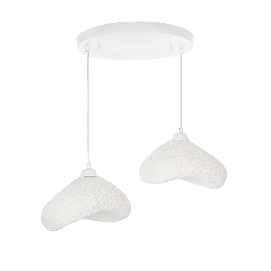Brilagi - Luster na sajli WABI SABI 2xE27/40W/230V Ø 45 cm bijela