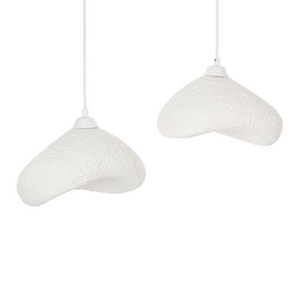 Brilagi - Luster na sajli WABI SABI 2xE27/40W/230V Ø 45 cm bijela