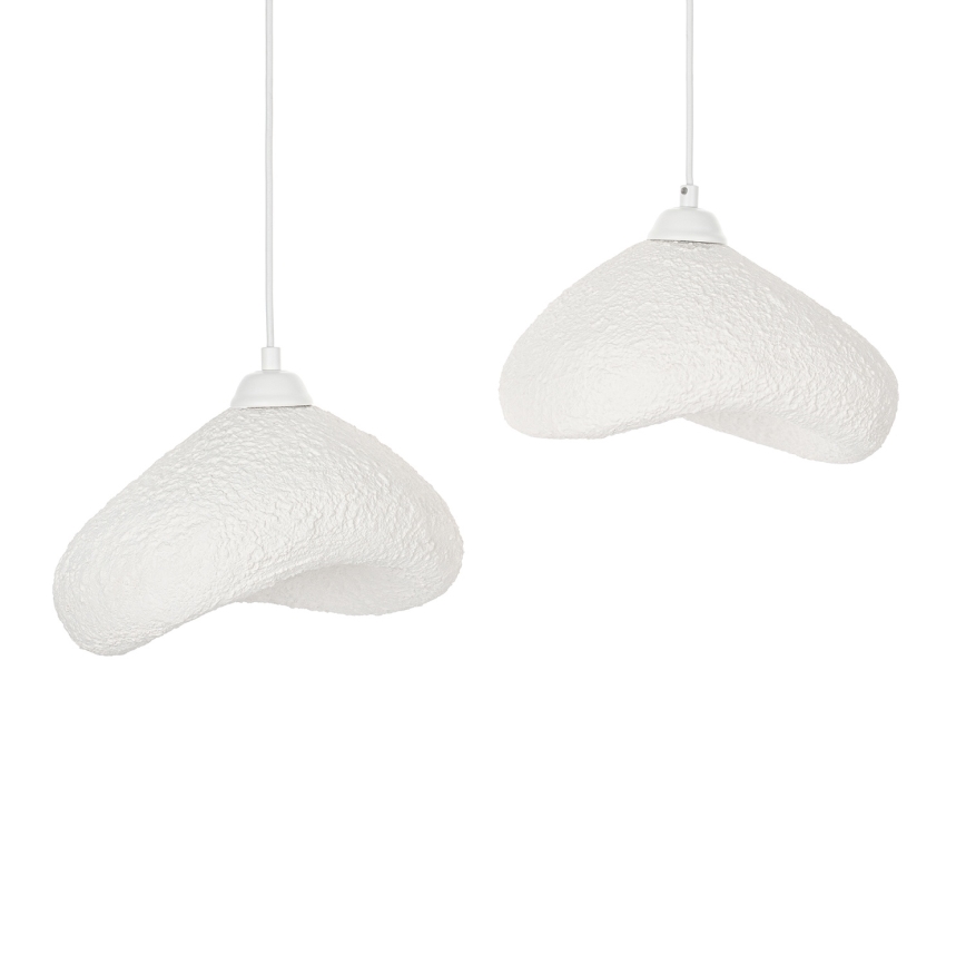 Brilagi - Luster na sajli WABI SABI 2xE27/40W/230V Ø 45 cm bijela