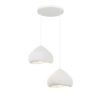Brilagi - Luster na sajli WABI SABI 2xE27/40W/230V Ø 45 cm bijela