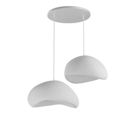 Brilagi - Luster na sajli WABI SABI 2xE27/40W/230V Ø 60 cm bijela