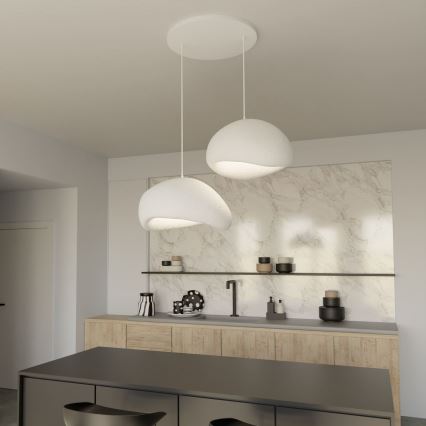 Brilagi - Luster na sajli WABI SABI 2xE27/40W/230V Ø 60 cm bijela