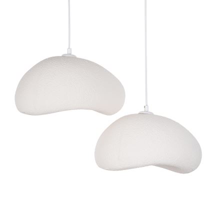 Brilagi - Luster na sajli WABI SABI 2xE27/40W/230V Ø 60 cm bijela