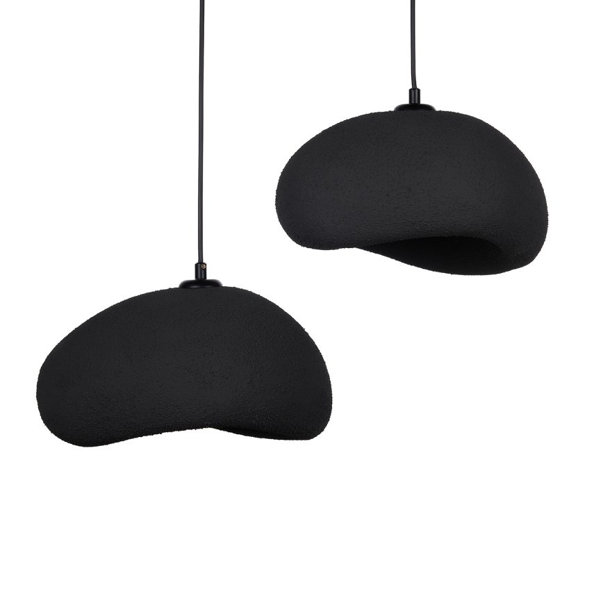 Brilagi - Luster na sajli WABI SABI 2xE27/40W/230V Ø 60 cm crna
