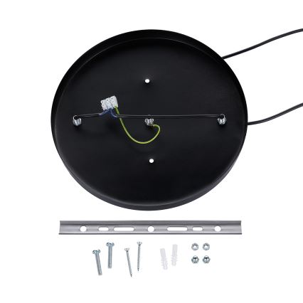 Brilagi - Luster na sajli WABI SABI 2xE27/40W/230V Ø 60 cm crna