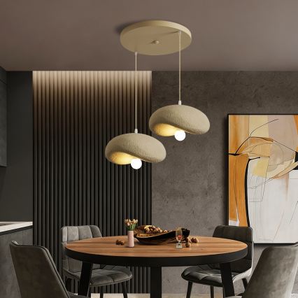 BRILAGI - Luster na sajli WABI SABI 2xE27/60W/230V bež
