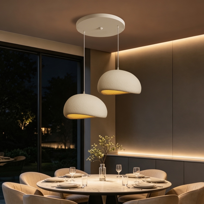BRILAGI - Luster na sajli WABI SABI 2xE27/60W/230V bijela