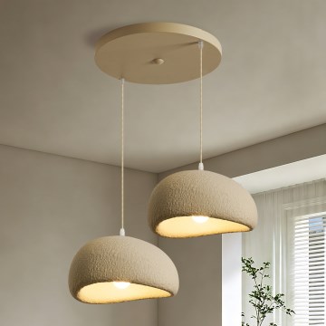 BRILAGI - Luster na sajli WABI SABI 2xE27/60W/230V bijela