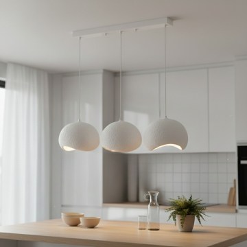 Brilagi - Luster na sajli WABI SABI 3xE27/40W/230V bijela