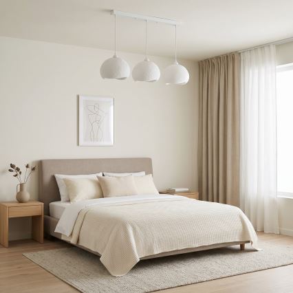 Brilagi - Luster na sajli WABI SABI 3xE27/40W/230V bijela