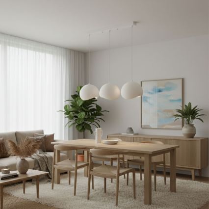 Brilagi - Luster na sajli WABI SABI 3xE27/40W/230V bijela