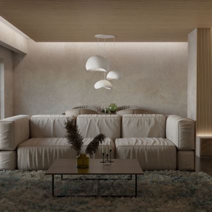 Brilagi - luster na sajli WABI SABI 3xE27/40W/230V promjer 76 cm bijela