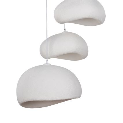 Brilagi - luster na sajli WABI SABI 3xE27/40W/230V promjer 76 cm bijela