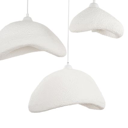 Brilagi - Luster na sajli WABI SABI 3xE27/40W/230V promjer 82 cm bijela