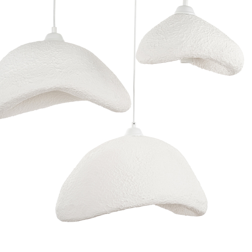 Brilagi - Luster na sajli WABI SABI 3xE27/40W/230V promjer 82 cm bijela